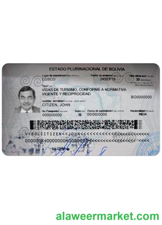 BOLIVIA visa